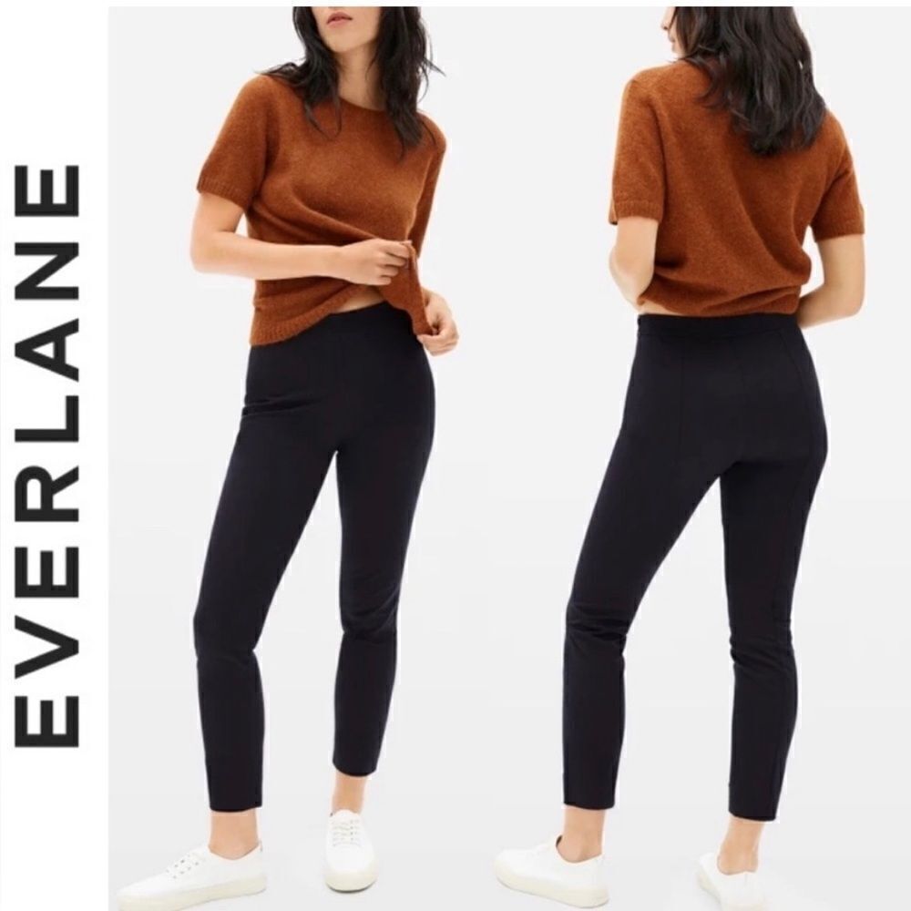 Everlane Black Side Zip Ankle Pants size 4